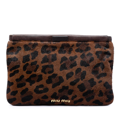 Borsa Miu Miu Hair Frame Clutch