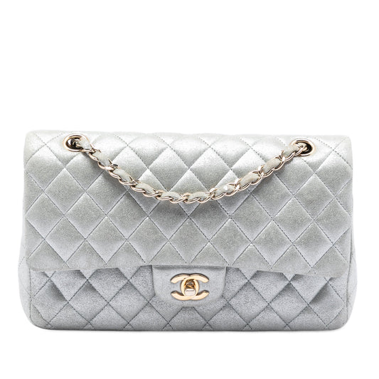 Chanel Medium Classic Metallic Double Flap