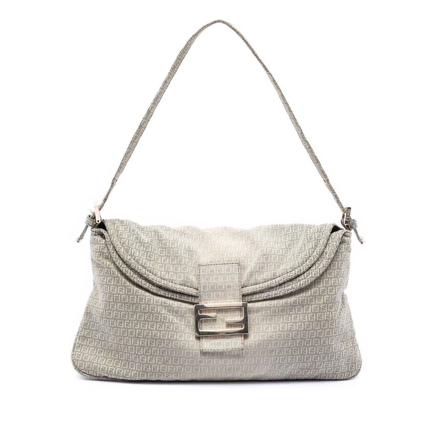 Fendi Zucchino Double Flap Bag