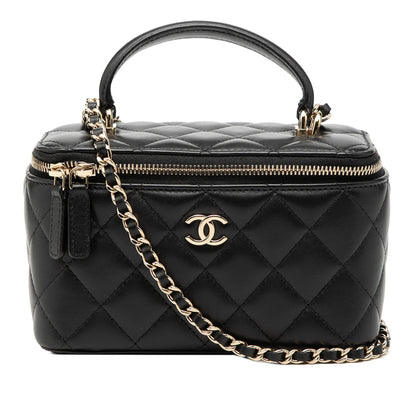 Chanel Top Handle Vanity Case with Chain