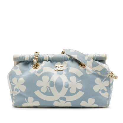 Chanel CC Clover Printed Canvas Bag
