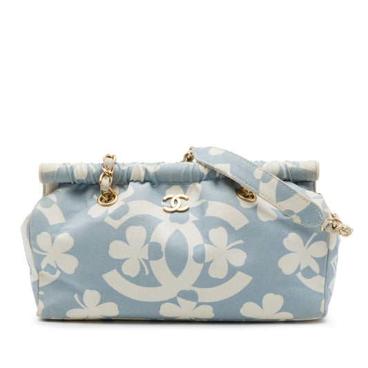 Chanel CC Clover Printed Canvas Bag