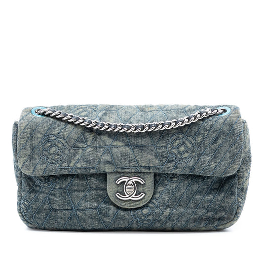 Chanel Medium Camellia Flap