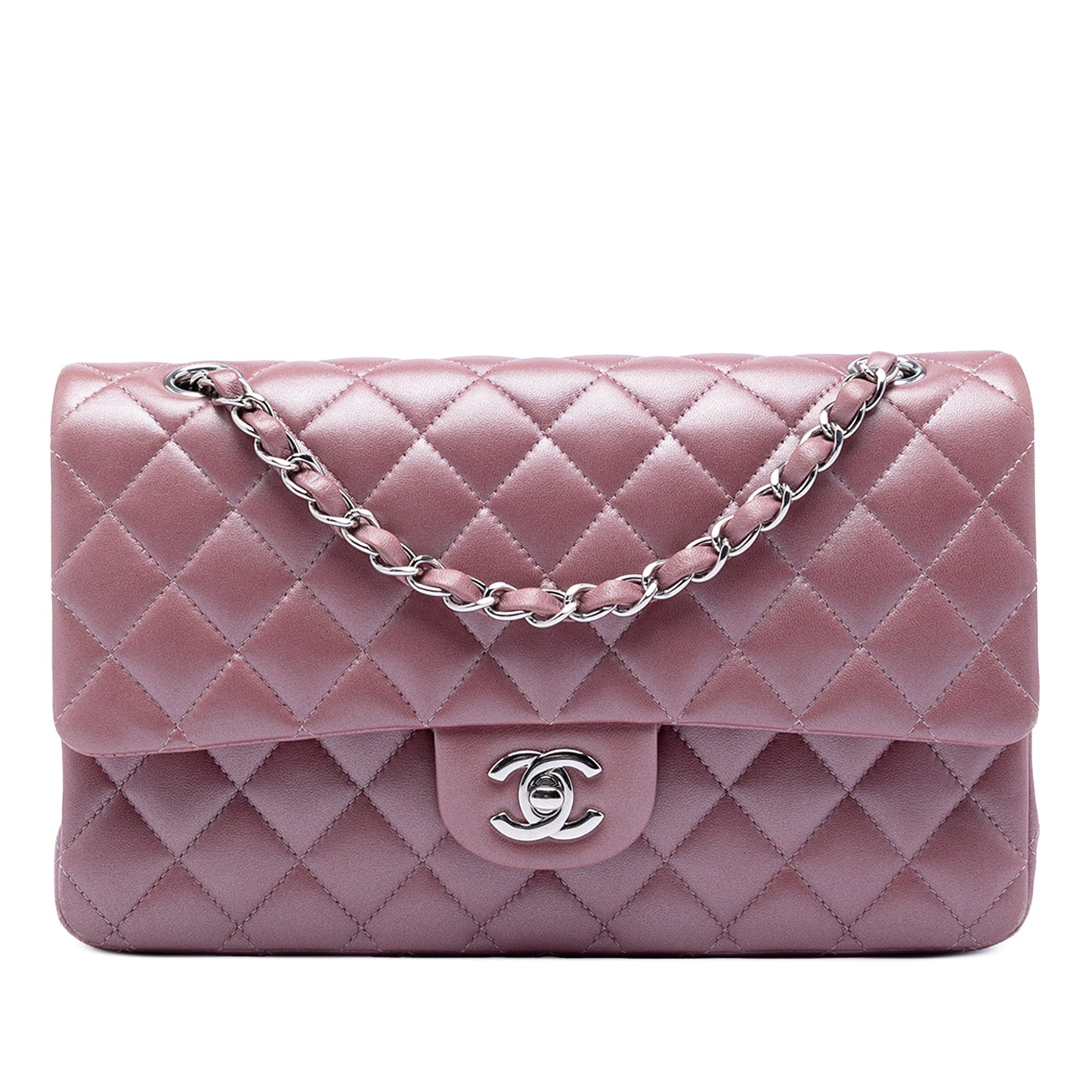 Chanel Medium Classic Metallic Double Flap