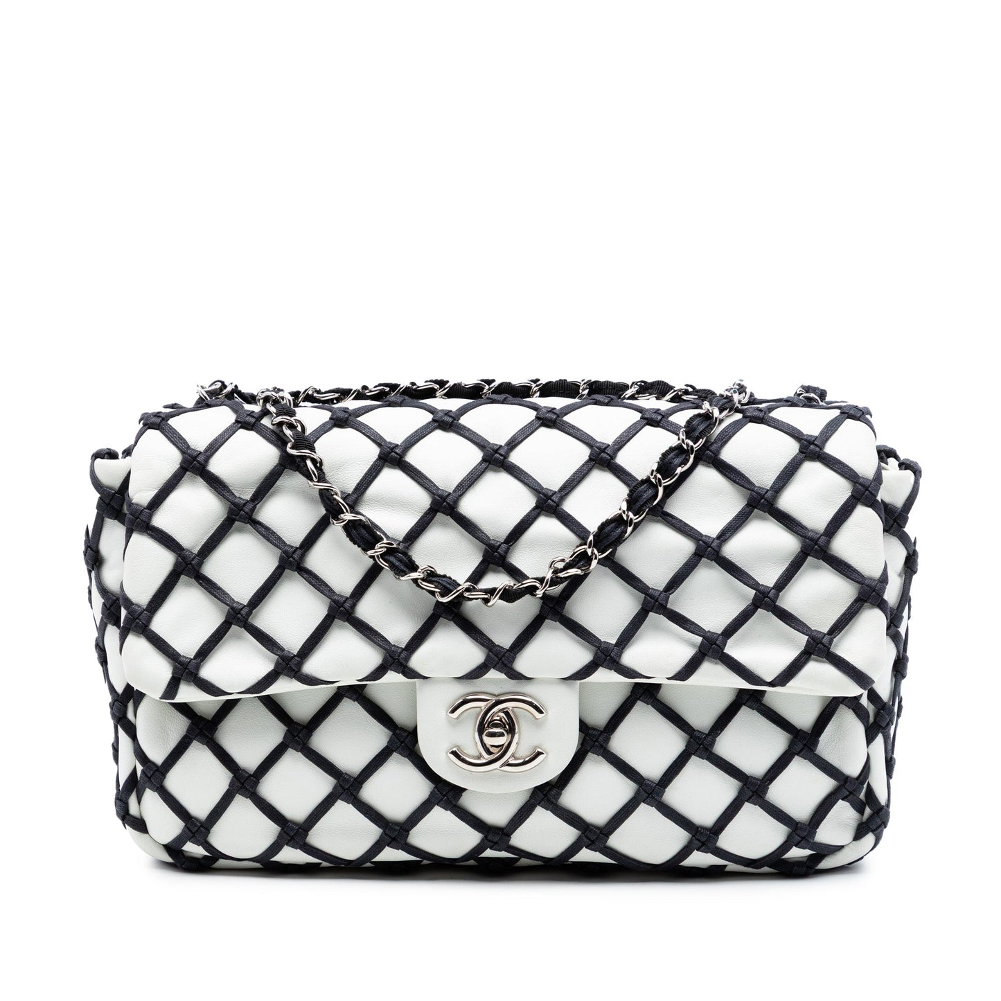 Chanel Jumbo Net Flap Bag