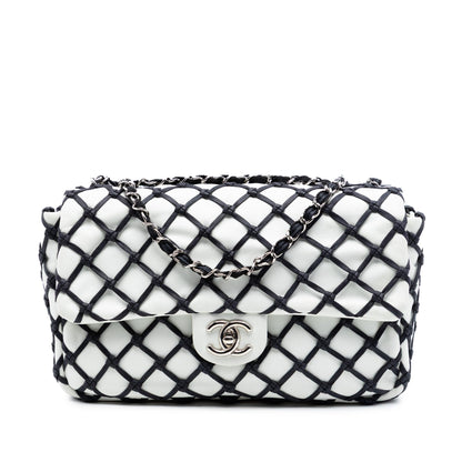 Chanel Jumbo Net Flap Bag