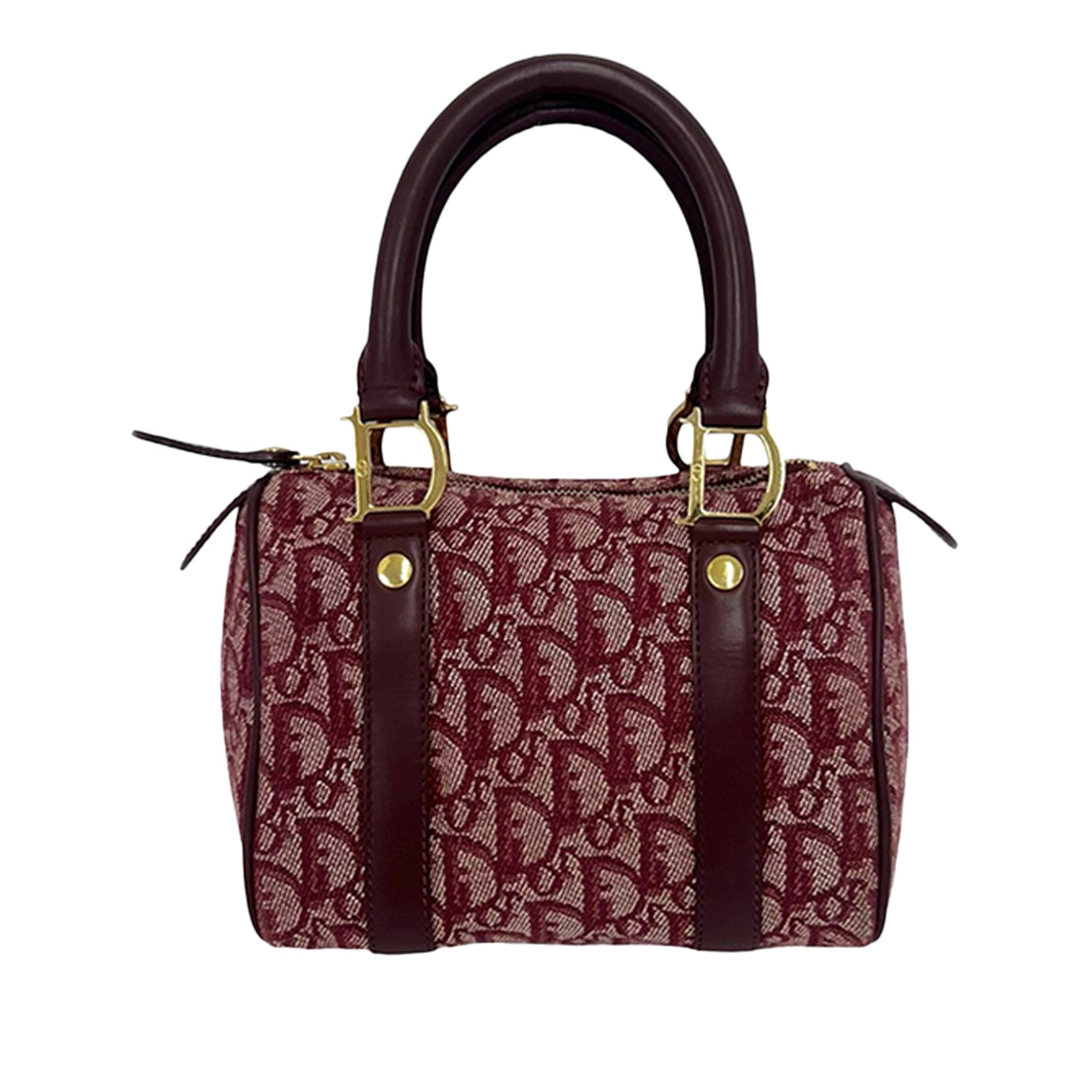 Dior Diorissimo Mini Trotter Canvas Boston Bag