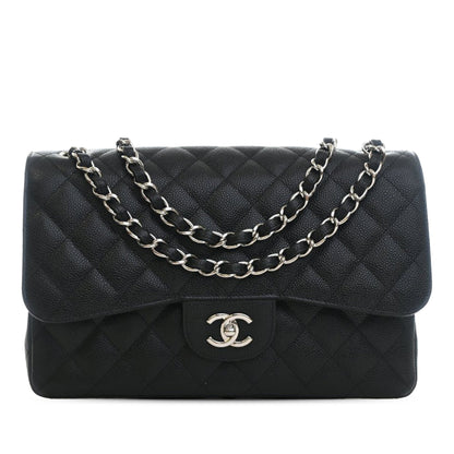 Chanel Jumbo Classic Caviar Double Flap