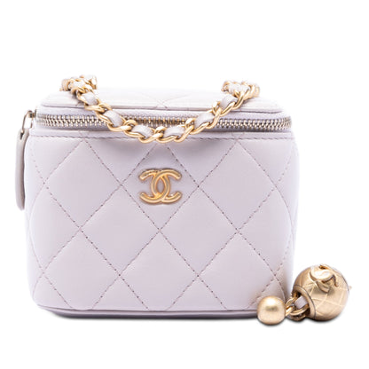 Chanel Pearl Crush Vanity Case With Chain