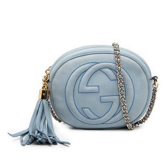 Gucci Nubuck Soho Chain Crossbody