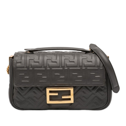 Fendi Zucca Chain Midi Baguette