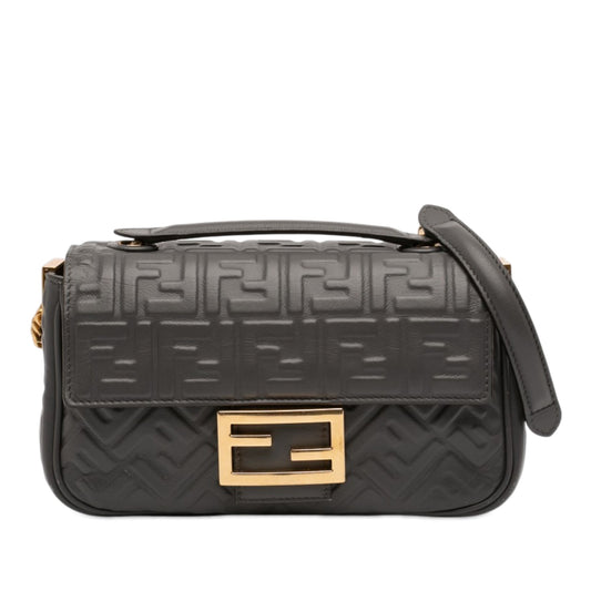 Fendi Zucca Chain Midi Baguette