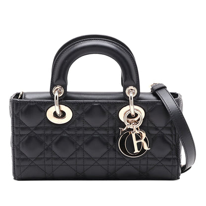 Dior Small Lambskin Cannage Lady D-Joy