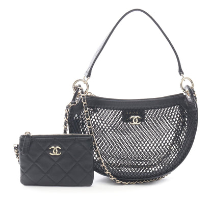 Borsa Chanel CC Round Mesh Hobo