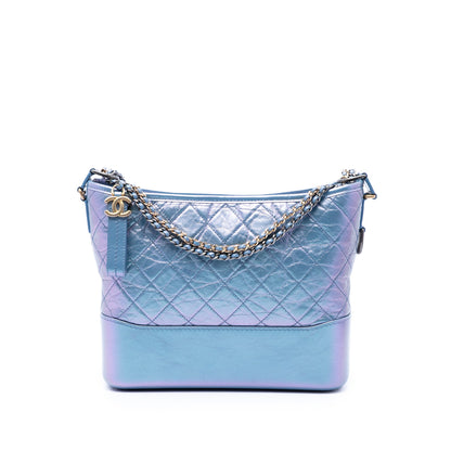 Chanel Quilted Iridescent Lambskin and Calfskin Gabrielle Bag