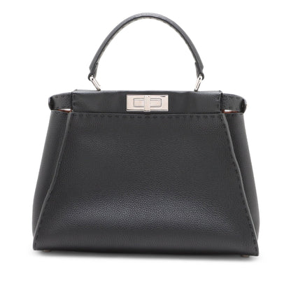 Fendi Leather Peekaboo Selleria Handbag Secondhand