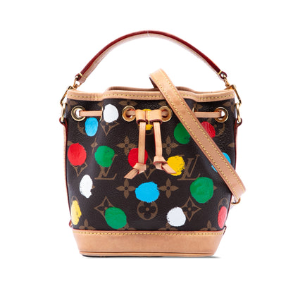 Louis Vuitton Yayoi Kusama Monogram Painted Dots Nano Noe Bag