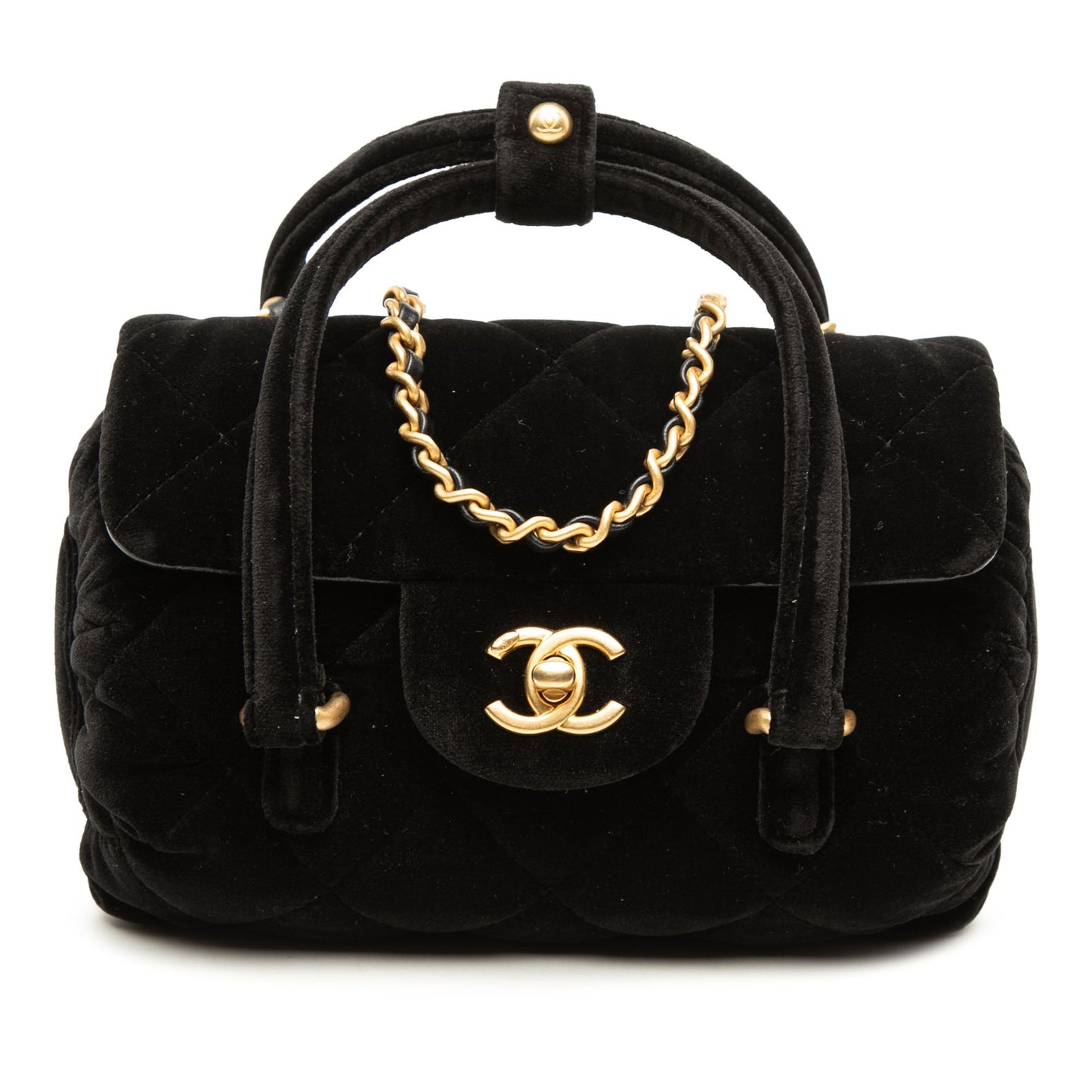 Chanel Top Handle Flap Bag