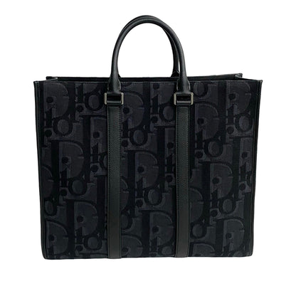 Dior Maxi Oblique Canvas East West Tote
