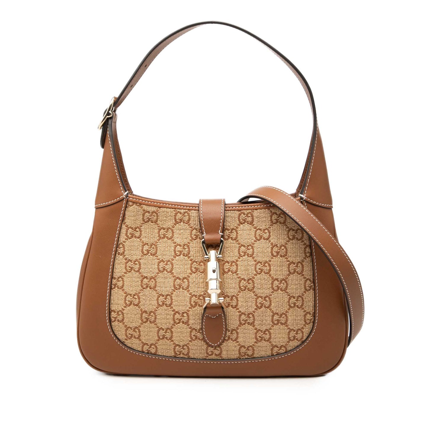 Gucci Medium GG Raffia Jackie 1961 Bag