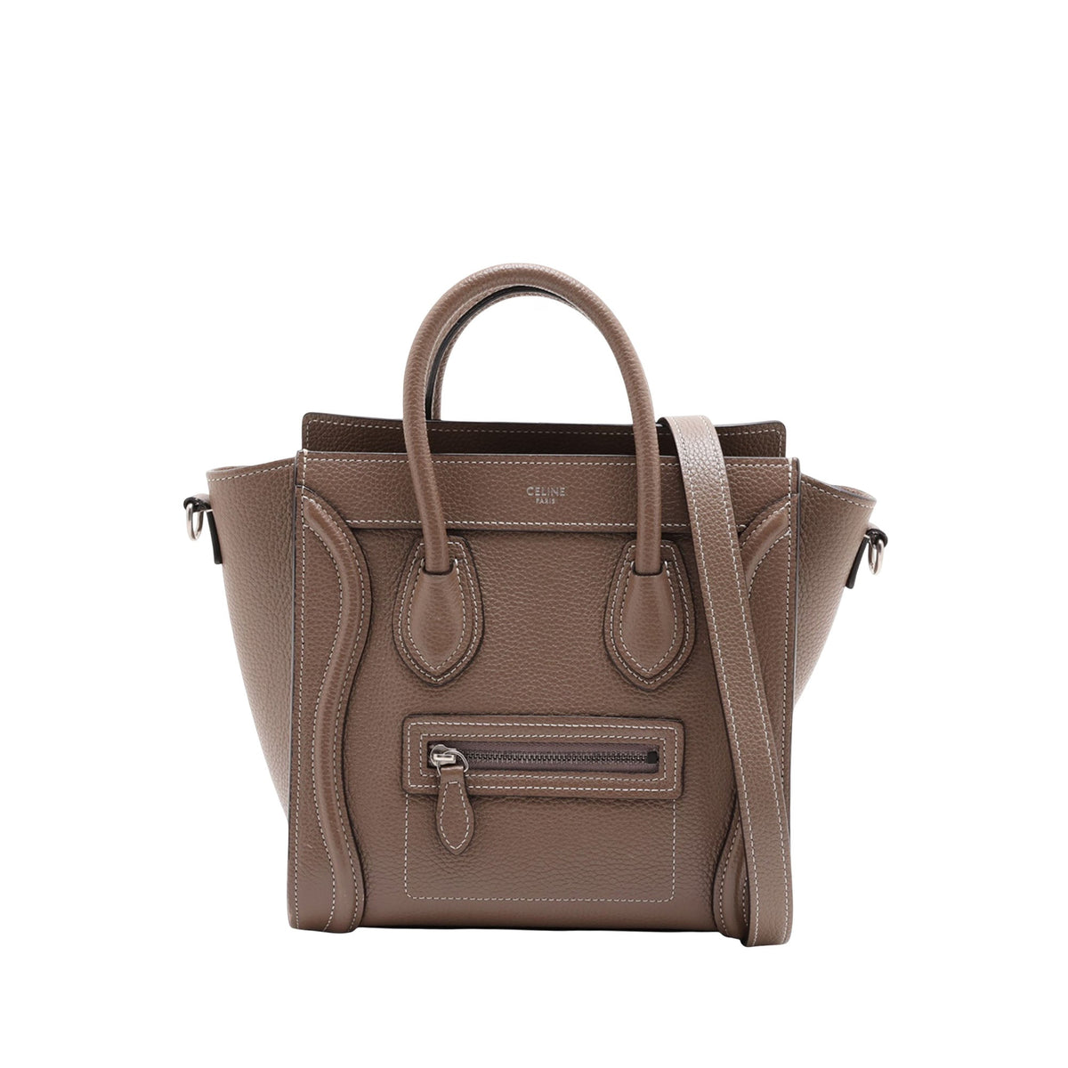 Celine Nano Leather Luggage Tote