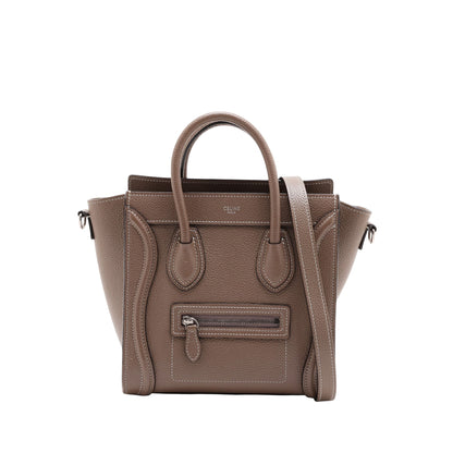 Celine Nano Leather Luggage Tote