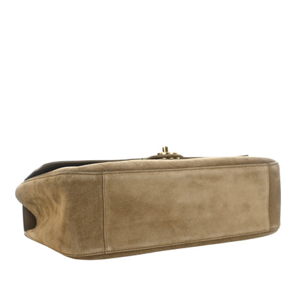 Chanel Quilted Suede Souplissimo Maxi Flap Bag