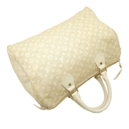 Louis Vuitton Monogram Mini Lin Speedy 30 Bag