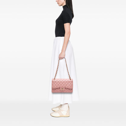 Chanel Jumbo Iridescent Caviar Flap