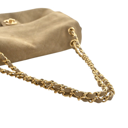 Chanel Quilted Suede Souplissimo Maxi Flap Bag