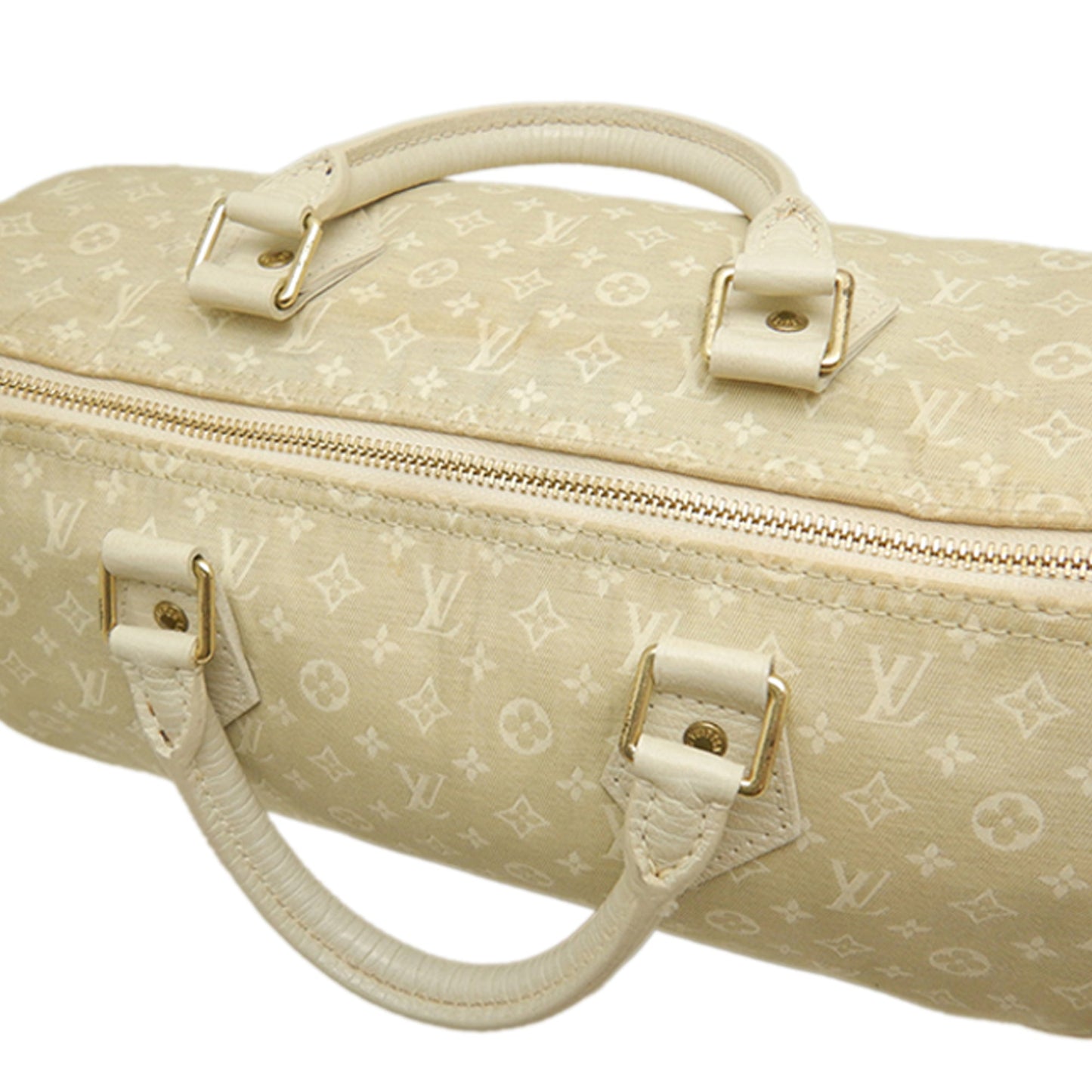 Louis Vuitton Monogram Mini Lin Speedy 30 Bag