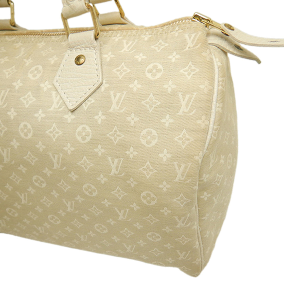 Louis Vuitton Monogram Mini Lin Speedy 30 Bag