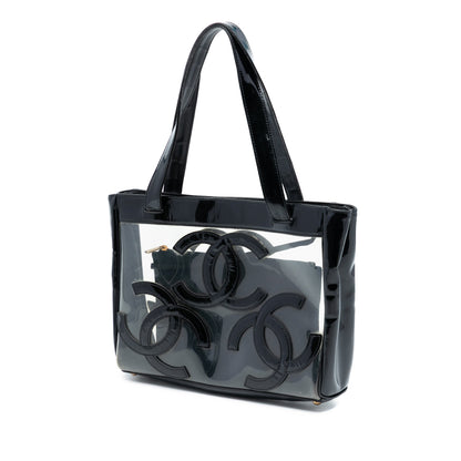 Chanel Triple CC Vinyl and Patent Tote