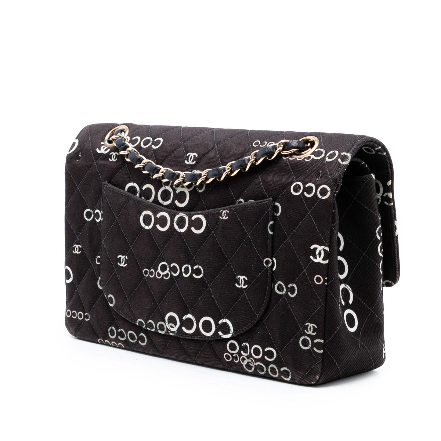 Chanel Medium Classic Coco Print  Double Flap