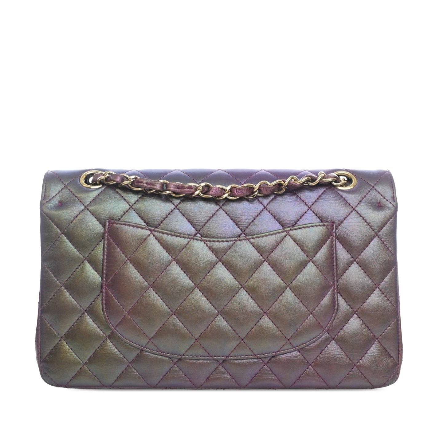 Chanel Medium Classic Iridescent Double Flap