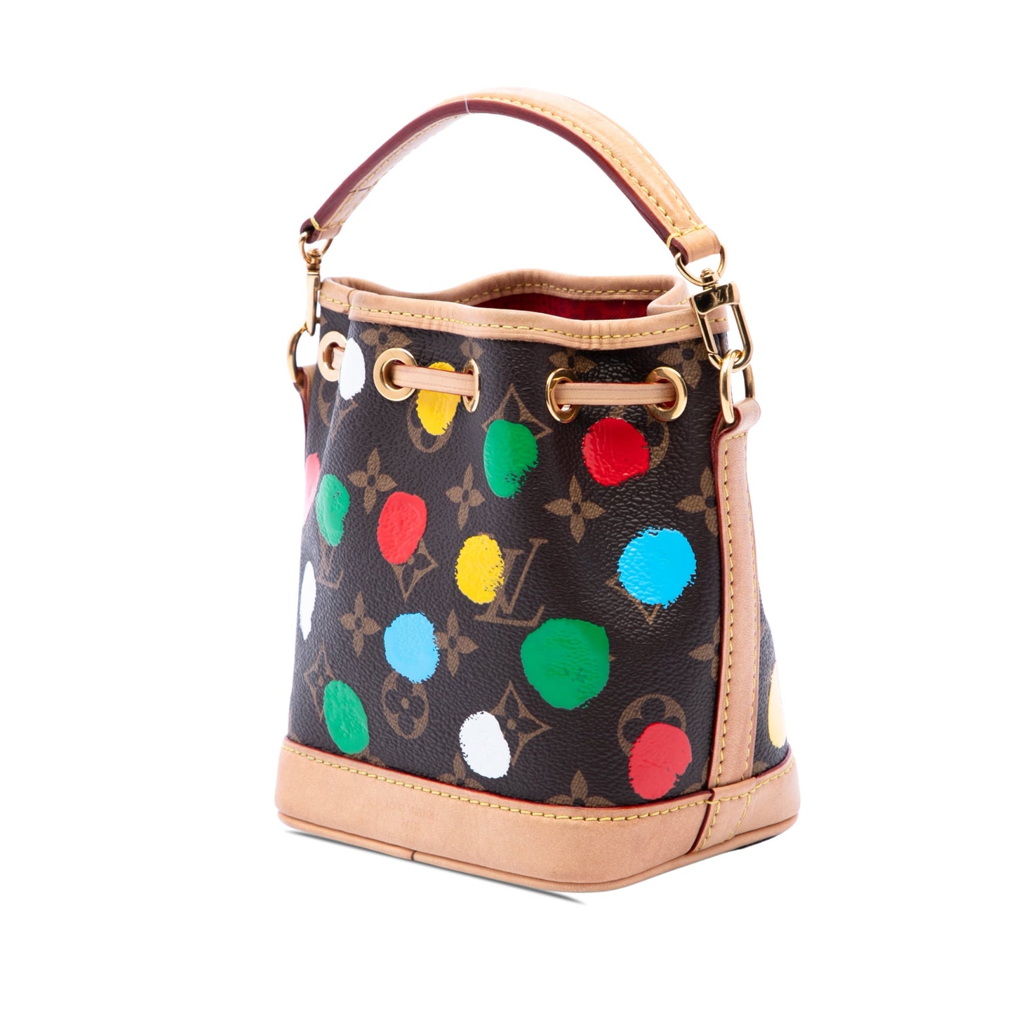 Louis Vuitton Yayoi Kusama Monogram Painted Dots Nano Noe Bag