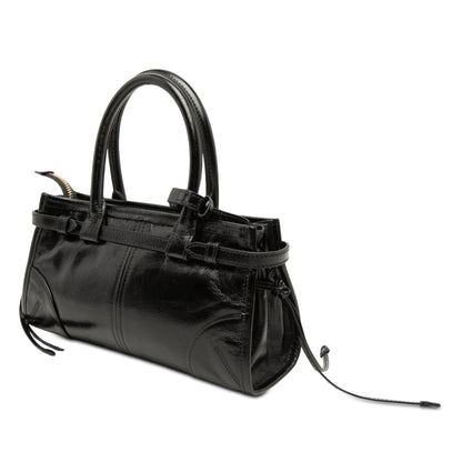 Prada Glossy Calfskin Bonnie Handbag