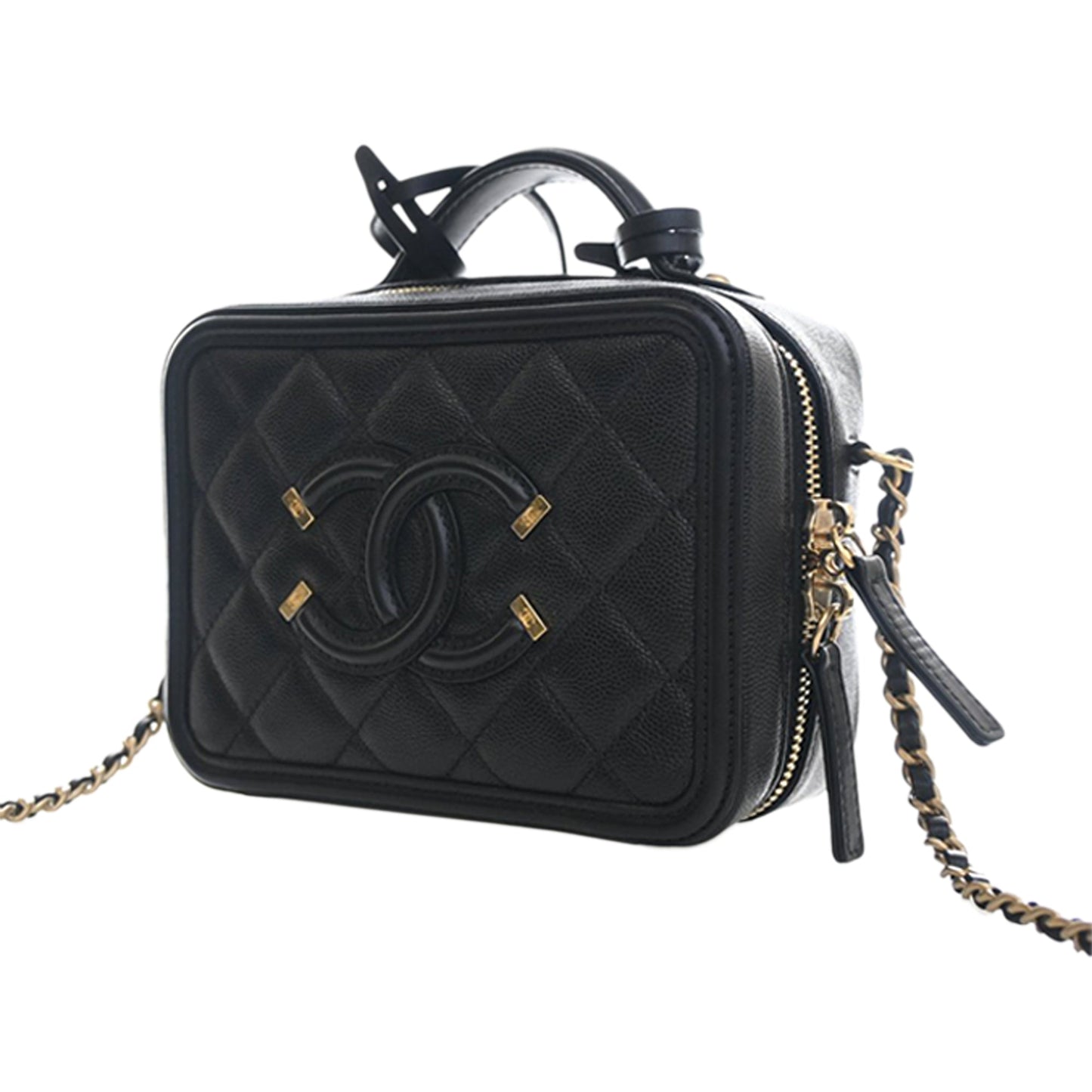Chanel CC Filigree Vanity Case