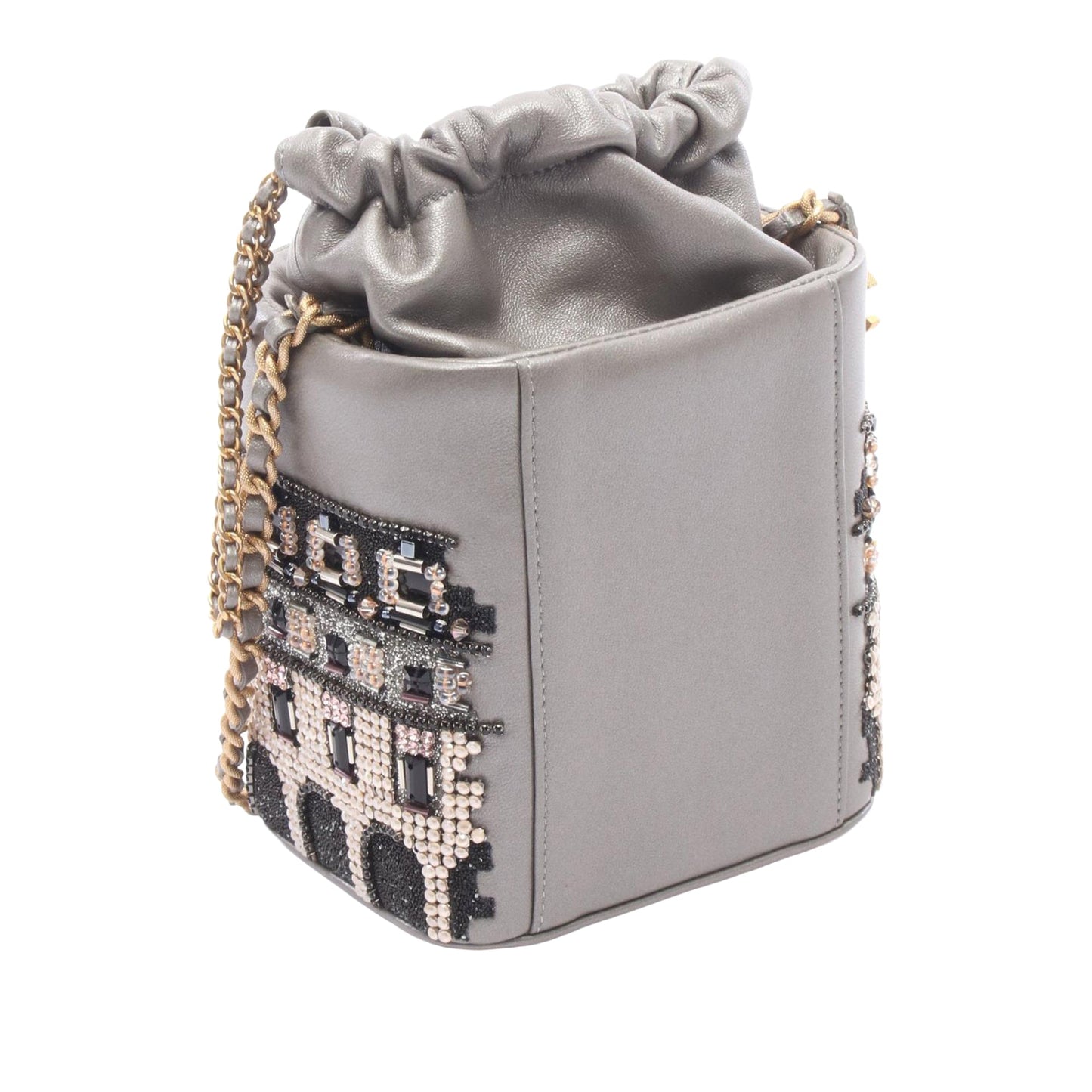 Chanel Crystal Metiers D Art Chateau de Chenonceau Bucket Bag