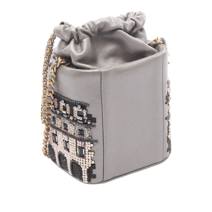 Chanel Crystal Metiers D Art Chateau de Chenonceau Bucket Bag