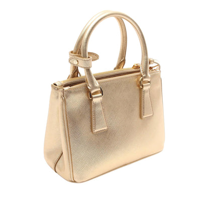 Prada Saffiano Lux Galleria Double Zip Bag
