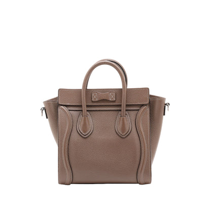 Celine Nano Leather Luggage Tote