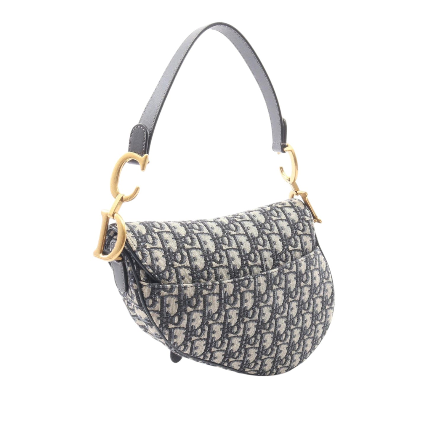 Dior Oblique Canvas Saddle Bag