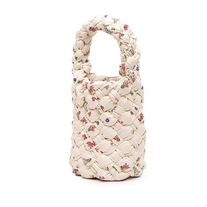 Bottega Veneta Floral Printed Kalimero Bucket Bag