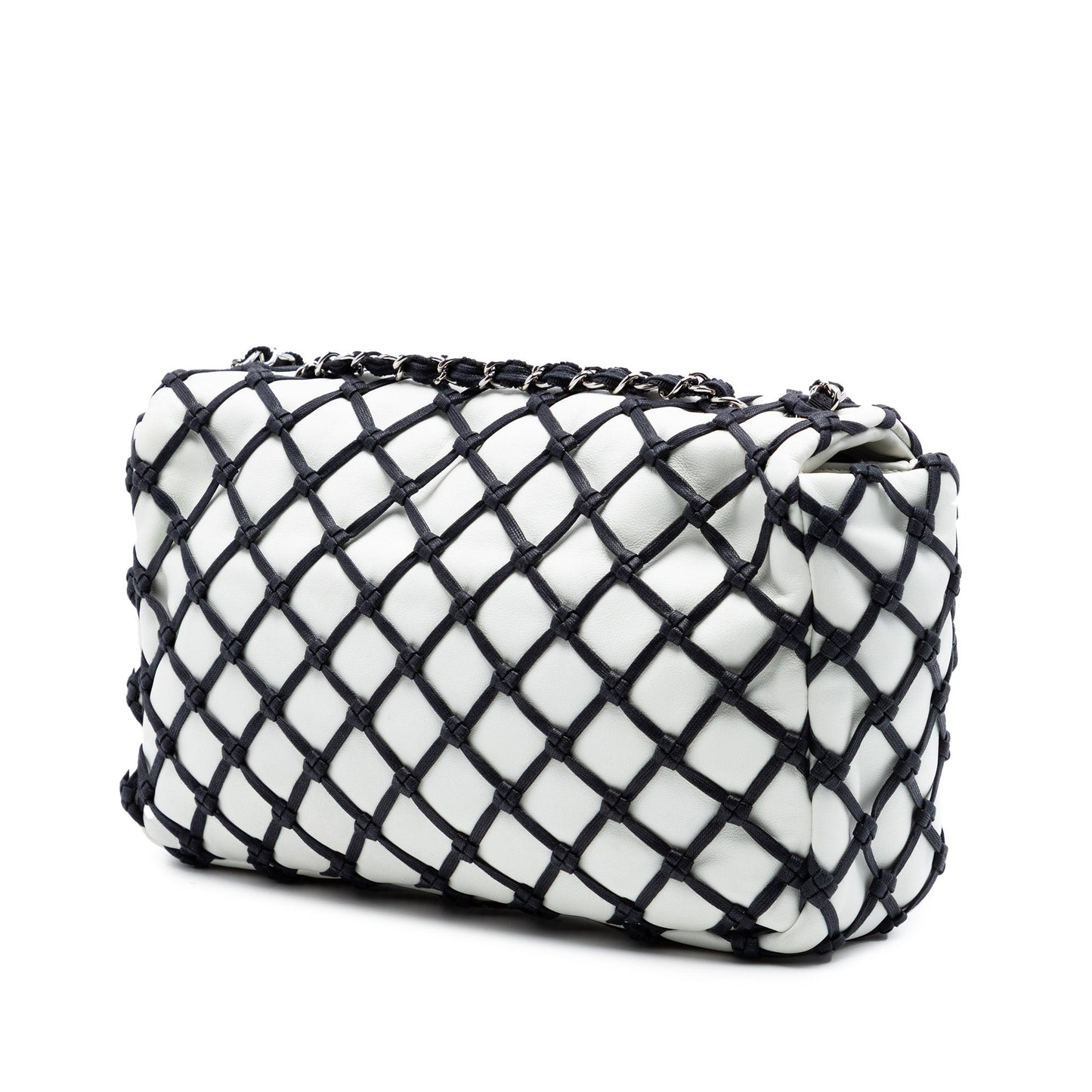 Chanel Jumbo Net Flap Bag