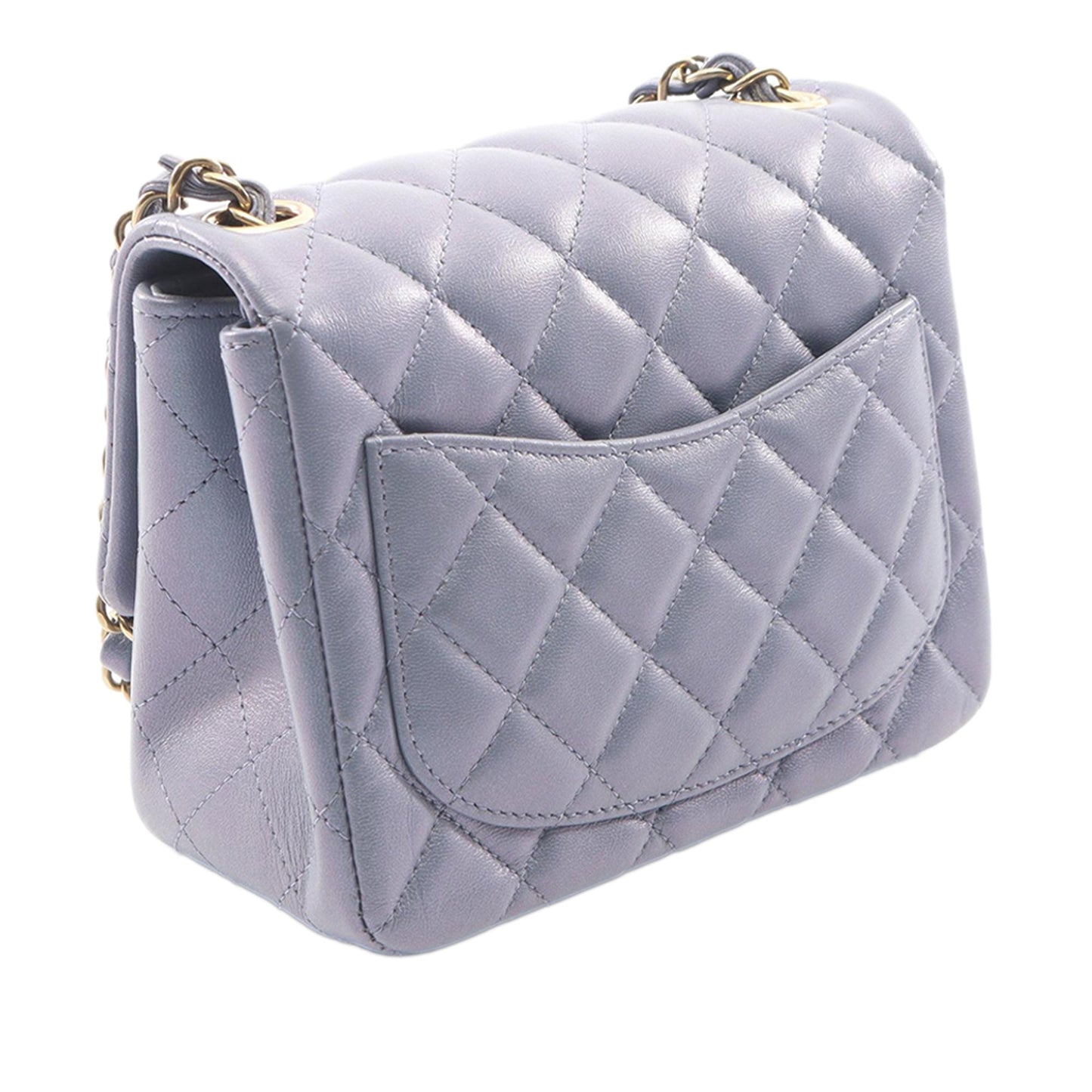 Chanel Mini Square Classic Iridescent Lambskin Single Flap bag