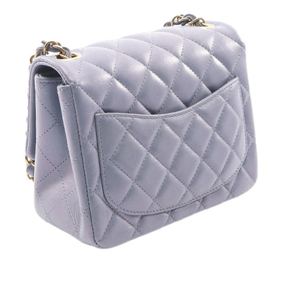 Chanel Mini Square Classic Iridescent Lambskin Single Flap bag
