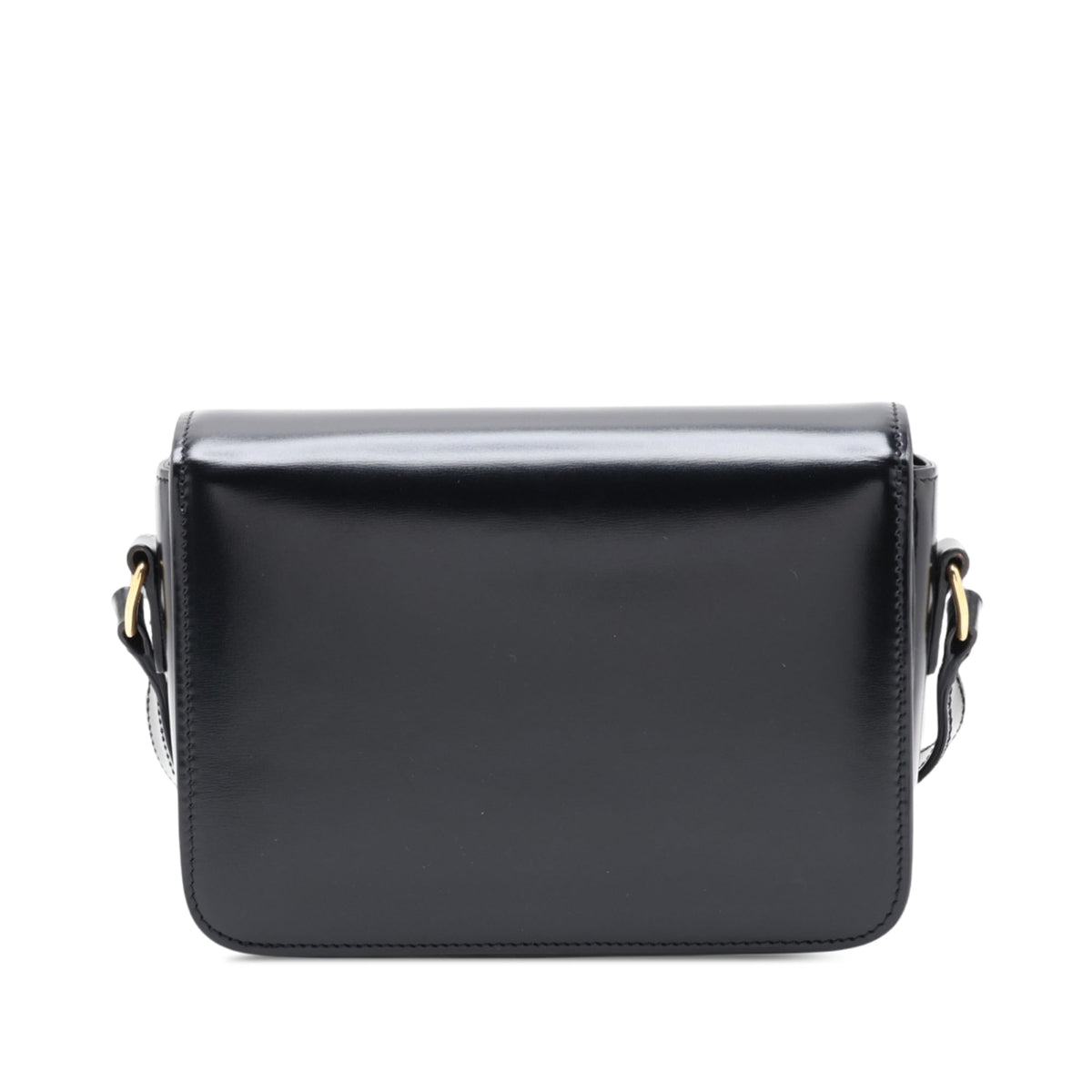 Celine Classique Shiny Calfskin Triomphe Crossbody Bag