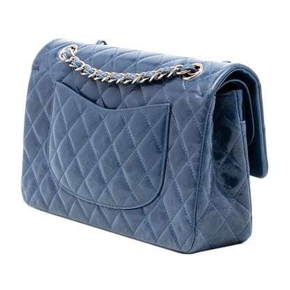 Chanel Medium Classic Camellia Double Flap