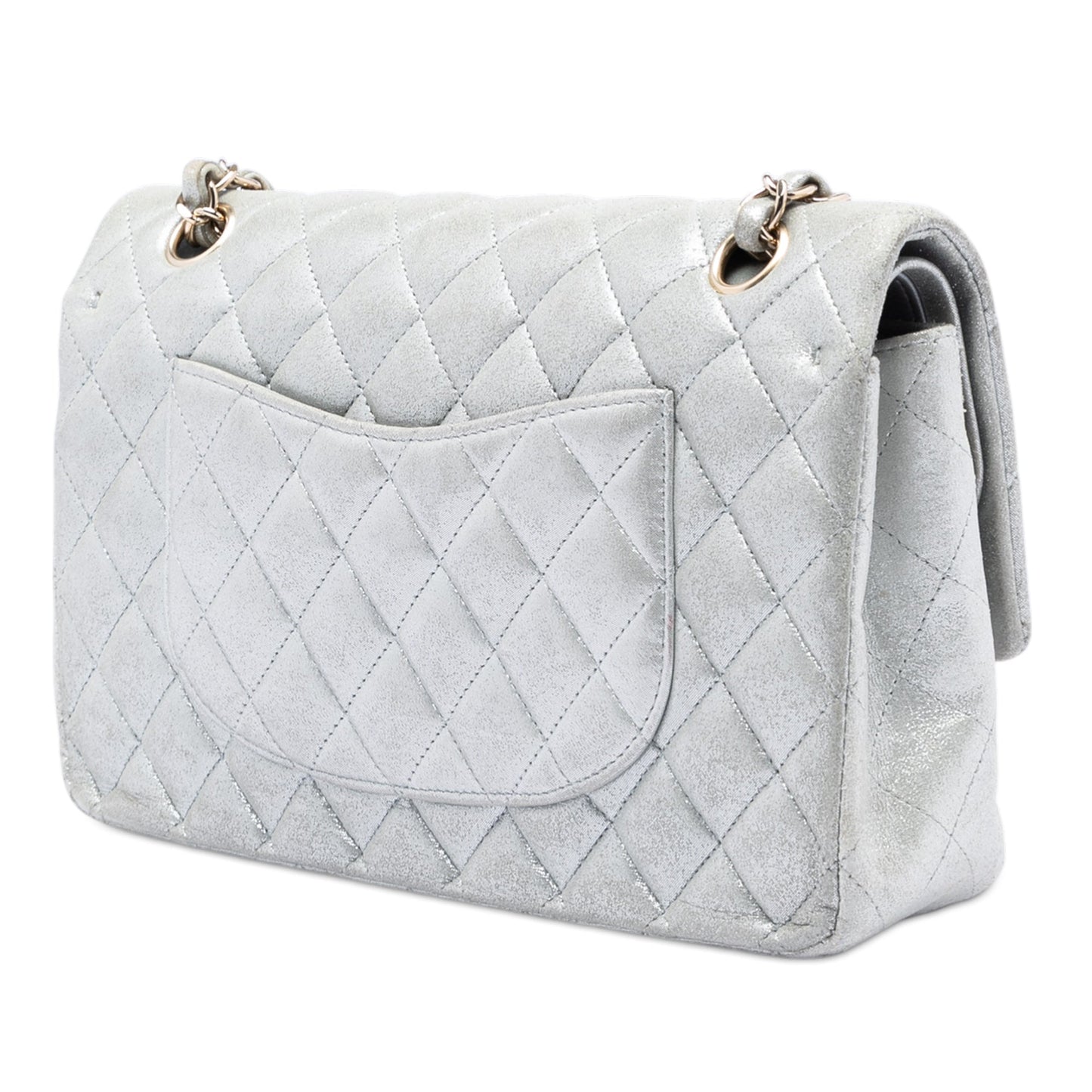 Chanel Medium Classic Metallic Double Flap